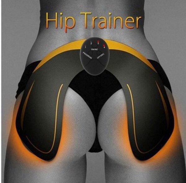 Electric Hip Trainer Muscle Stimulator Trainer EMS Abdominal Muscle Exerciser Hip Trainer Smart Fitness Body Slimming Machine