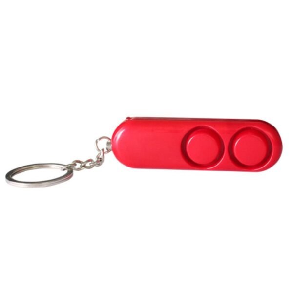 120dB Self Defense Anti-rape Device Dual Speakers Loud Alarm Keychain Bag Pendant Alert Attack Panic Safety Personal Security