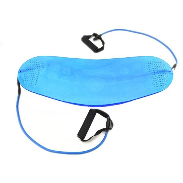 Multiple Functions ABS Balance Board With Resistance Bands Abs Leg Muscle Training Building Balance Board Fitness Equipment