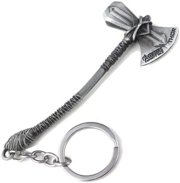 WeizhaonanCos Stormbreaker Keychain Axe Keychain Hammer Thor Keychain Hammer Key Ring