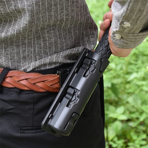 New Universal 360 Degree Rotation Baton Case Holster Black Holder Self Defense Safety Outdoor Survial Kit EDC Tool