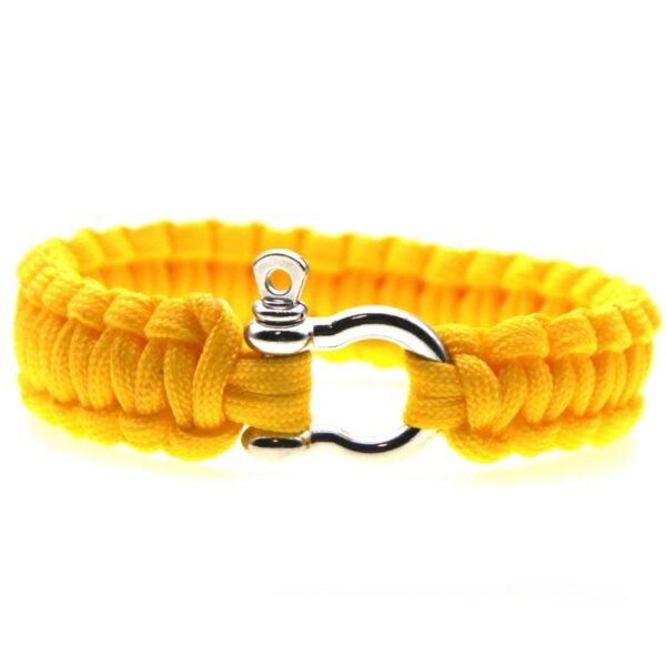 Outdoor Survival Bracelet Men Women Braided Paracord Multi-function Camping Rescue Emergency Rope Bangles Compass Whistle Knife