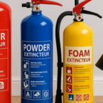 Range of domestic extinguishers to prevent fires in summer